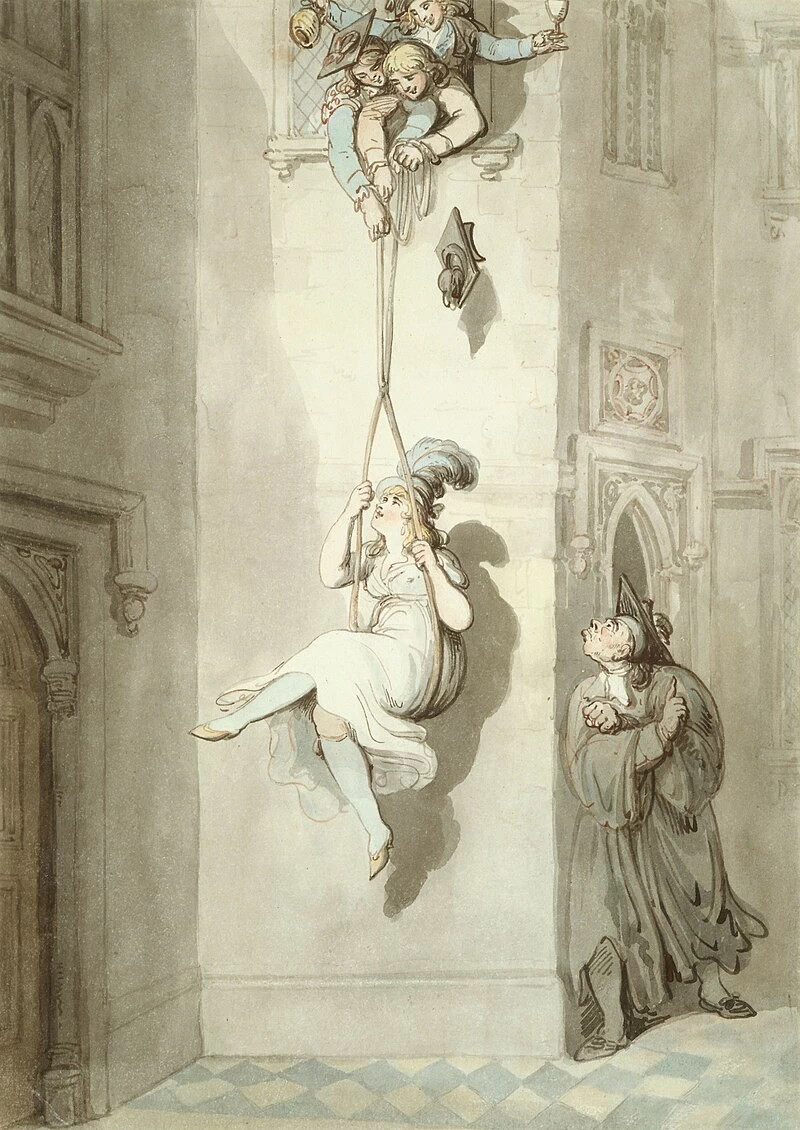 Thomas Rowlandson-173-Un trucco universitario